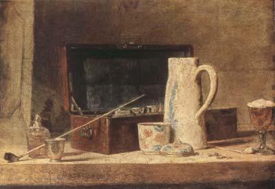 Jean Baptiste Simeon Chardin Pipe and Jug (mk08) China oil painting art